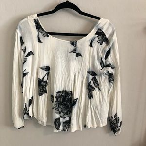 Kimchi Blue (Anthropologie) Floral Blouse